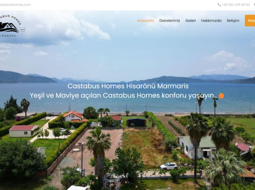 Castabus Homes apart hisarönü marmaris - yaka digital reklam ajansı web tasarımı