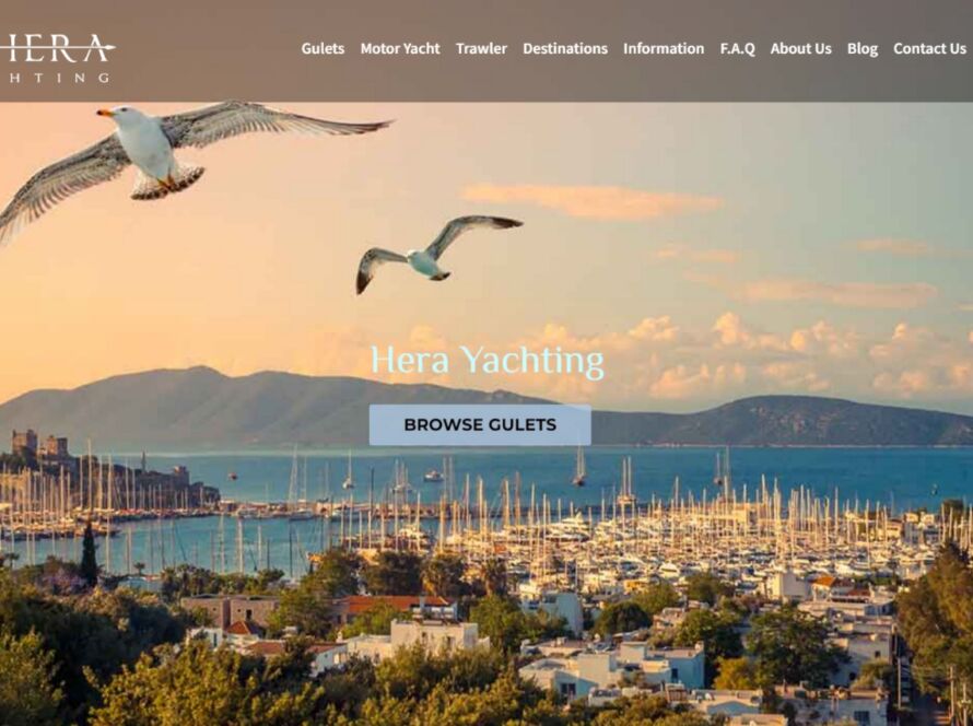Hera Yachting - yaka digital reklam ajansı web tasarımı